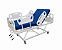 Kit Cama Hospitalar Fowler Injetada Elevação 3 Manivelas e Colchão D-33 - Imagem 3