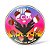 Carretilha Rosa de Madeira 11 Polegadas Rolamento Estampa:Pipa Cia - Imagem 2