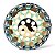 Carretilha Estampada de Madeira  18 Polegadas (46cm) Rolamento - Imagem 3