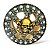 Carretilha Estampada de Madeira 9 Polegadas (22cm) Rolamento - Imagem 5