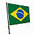 Bandeira Do Brasil de Plástico - Imagem 3