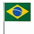 Bandeira Do Brasil de Plástico - Imagem 1