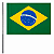 Bandeira Do Brasil de Plástico - Imagem 2