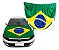 Bandeira Do Brasil Para Capô Carro - Imagem 1
