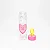Garrafa Plástica Pink Vibes com Alça 500ml - Imagem 2