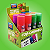 Cola Bastão Glitter Fruits com Cheirinho 8g - Imagem 1