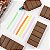 Marca Texto Barra de Chocolate • Estojo 6 Cores - Imagem 2