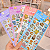 Cartela de Adesivos 3D com Glitter Diy Gatinhos Fofinhos - Imagem 1
