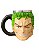 Caneca Copo 3D Zoro One Piece Resina Anime Geek Colecionável - Imagem 1