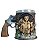 Caneca Copo 3D Resident Evil Gamer Resina Geek Colecionável - Imagem 2