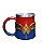 Caneca Copo 3D Mulher Maravilha Resina Geek Colecionável - Imagem 2