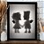 Quadro Os Simpsons Bart e Lisa Desaparecimento Raio X Biombo A3 - Imagem 1