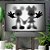 Quadro Mickey e Minnie Desaparecimento Raio X Biombo Disney A3 - Imagem 1