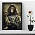 Quadro Macaco La Joconde Monalisa Fumando Vintage A3 - Imagem 1