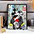 Quadro Charlie Chaplin Mickey Mouse Graffiti A3 - Imagem 1