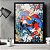 Quadro Super Homem Graffiti Pintura Quadrinhos Superman A3 - Imagem 1