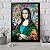 Quadro Mona Lisa I Love You Grafitti Pop Art A3 - Imagem 1