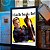 Quadro Capitão América Chris Evans I Can Do This All Day Os Vingadores A3 - Imagem 1