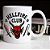 Caneca Cilíndrica Hellfire Club Stranger Things Branca - Imagem 1