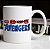 Caneca Thor Amor e Trovão Strongest Avenger Vingador Mais Forte Marvel The Avengers Branca - Imagem 1