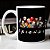 Caneca Friends Halloween Horror Serial Killers Terror Branca - Imagem 1