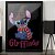 Quadro Stitch Bruxo Harry Potter Grifinória Gryffindor A3 - Imagem 1