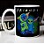 Caneca Yoda e Stitch Friends Star Wars Branca - Imagem 1