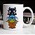 Caneca Banguela Stitch e Baby Yoda Branca - Imagem 1