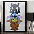 Quadro Banguela Stitch e Baby Yoda A3 - Imagem 1