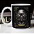 Caneca Boba Fett Skull Art Caveira Star Wars Branca - Imagem 1