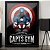 Quadro Capts Gym Elite Training Capitão America Escudo Marvel Comics A3 - Imagem 1