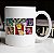 Caneca Cartoon Network Classics Du Dudu e Edu Johnny Bravo Dexter A Vaca e o Frango Coragem Branca - Imagem 1
