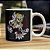 Caneca Os Cavaleiros do Zodíaco Hyoga de Cisne Zumbi Aquário Saint Seiya Branca - Imagem 1