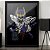 Quadro Os Cavaleiros do Zodíaco Ikki de Fênix Zumbi Leão Saint Seiya A3 - Imagem 1