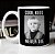 Caneca Cool Kids Never Die Kurt Cobain Nirvana Branca - Imagem 1