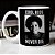 Caneca Cool Kids Never Die Michael Jackson Branca - Imagem 1