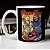 Caneca Pizza Time He-Man Esqueleto Gorpo Masters Of The Universe Branca - Imagem 1