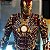 Estátua Homem de Ferro Iron Man Mark 41 MK XLI Steampunk Homem de Ferro 3 Marvel Comics Escala 1/6 Crazy Toys - Imagem 3