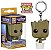 Funko Pocket Pop Keychains Chaveiro Dancing Groot Guardiões da Galáxia Marvel Comics - Imagem 1