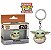 Funko Pocket Pop Keychains Chaveiro Baby Yoda Na Nave Star Wars Guerras nas Estrelas - Imagem 1