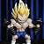 Estátua Colecionável Vegeta Super Saiyajin Com Halteres Fisiculturista Body Builder Malhando Dragon Ball Z 17 cm - Imagem 3