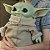Boneco Baby Yoda The Child Grogu O Mandaloriano The Mandalorian Star Wars 28 cm - Imagem 1