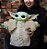 Boneco Baby Yoda The Child Grogu O Mandaloriano The Mandalorian Star Wars 28 cm - Imagem 2