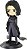 Estátua Colecionável Qposket Severus Snape Sonserina Harry Potter 15 cm - Imagem 1