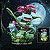 Estátua Colecionável Diorama Venusaur Bulbasaur Evolution com Led Pokémon Nintendo 26 cm - Imagem 1