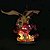 Estátua Colecionável Diorama Charizard Charmander Evolution com Led Pokémon Nintendo 26 cm - Imagem 1