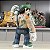 Estátua Boneco Colecionável De Vinil Luigi Bombado Tatuado Cogumelo Super Mario Bros Nintendo 30 cm - Imagem 3