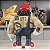 Estátua Boneco Colecionável De Vinil Mario Bombado Tatuado Cogumelo Super Mario Bros Nintendo 30 cm - Imagem 3