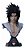 Estátua Busto Colecionável Sasuke Uchiha Marca Da Maldição Naruto Shippuden Anime 15 cm - Imagem 1