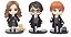 Pack 3 Mini Estátuas Hermione Granger, Ron Weasley e Harry Potter Hogwarts 10 cm - Imagem 1